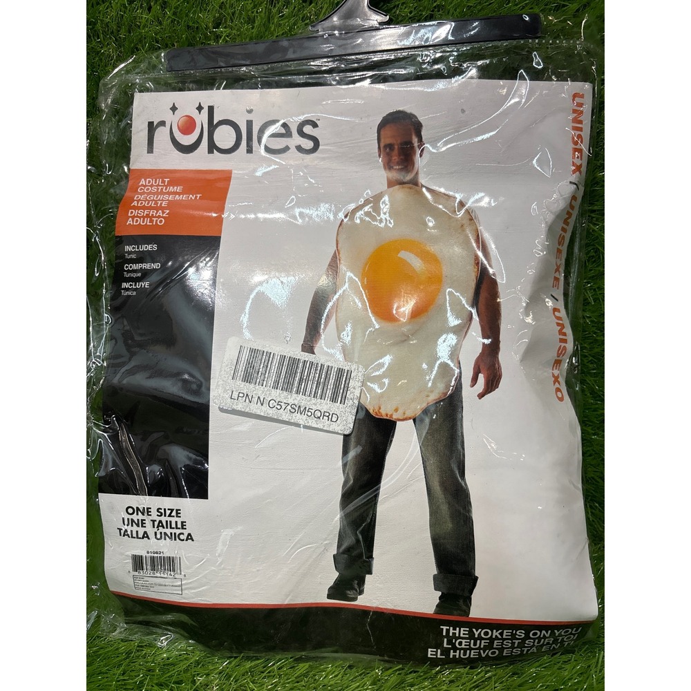 Rubies Adult Fried Egg Tunic Costume Mens Womens One Size Halloween 810821